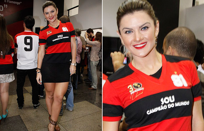 Mulher Melão comanda festa do Flamengo, no Rio - Ag News