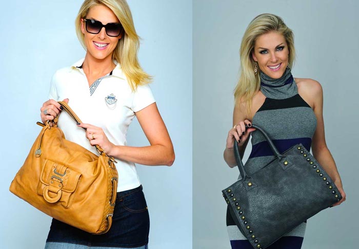 Dica de moda: Ana Hickmann aposta nas bolsas coloridas O Fuxico - Foto:Divulgaçã