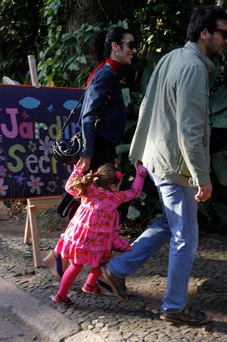 Marisa Monte, Diogo Pires e a filha Helena