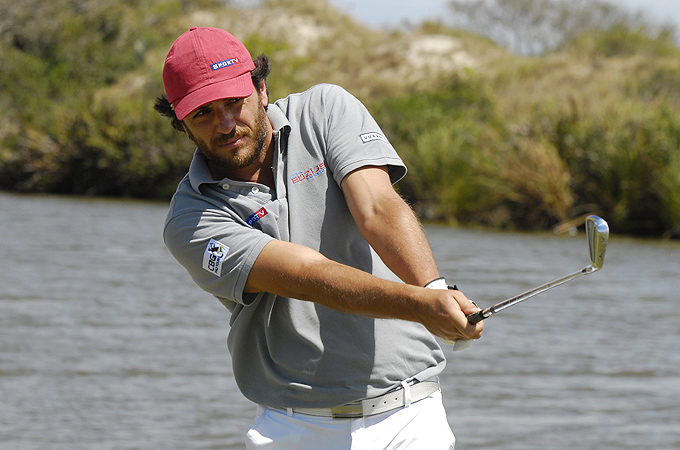 Rodrigo Lombardi e Humberto Martins em torneio de Golfe - Divulgacao/Zeca Resendes