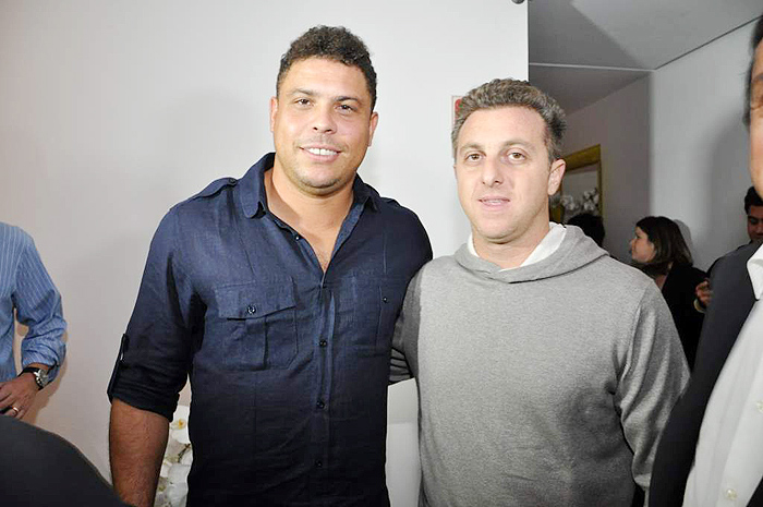 Ronaldo e Luciano Huck.