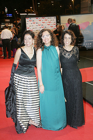 Paola Oliveira e Taís Araújo na festa de abertura do Festival de Cinema do Rio