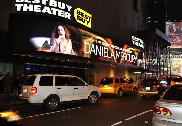 Daniela Mercury em Nova York  Ofuxico Foto:Fred Pontes/Divulgação
