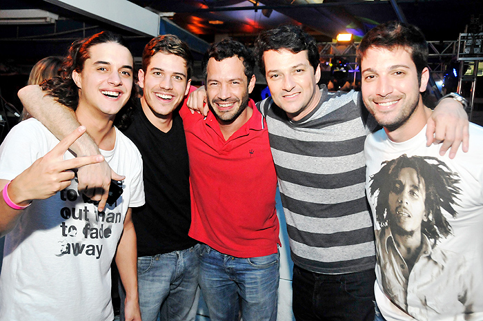 Reynaldo Boury, Marco Pigossi, Malvino Salvador, Marcelo Serrado e Marcos Gimenez