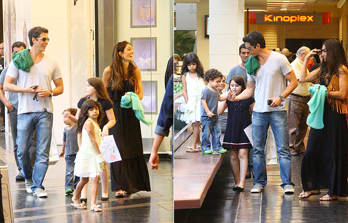 Márcio Garcia leva família para passear em shopping - Ag.News