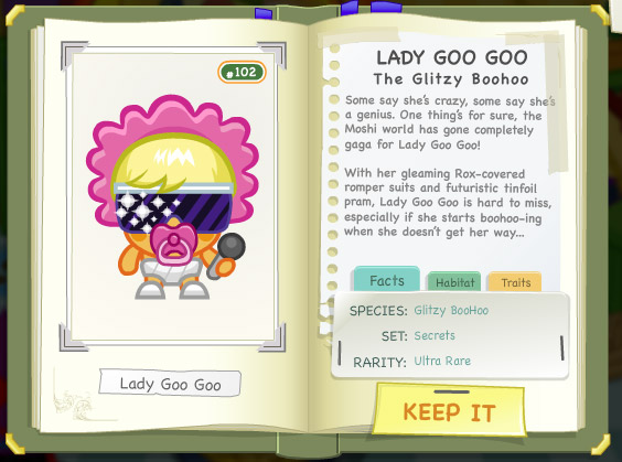 Empresa inglesa não pode promover personagem Lady Goo Goo