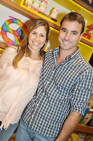 Patrícia Maldonado e o marido Guilherme Arruda