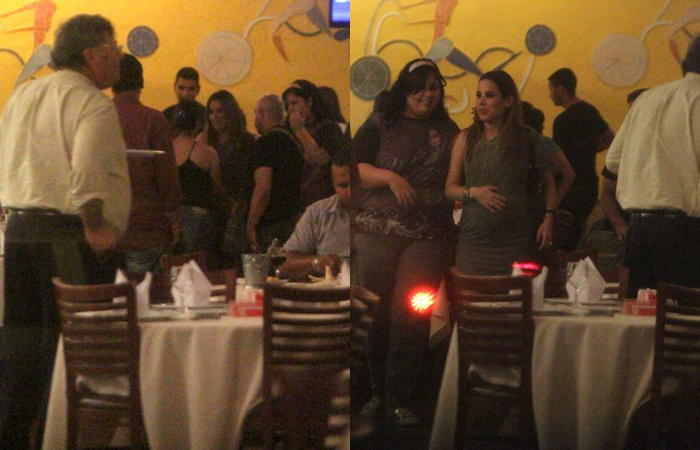 Wanessa Camargo janta em churrascaria da Barra da Tijuca, no Rio