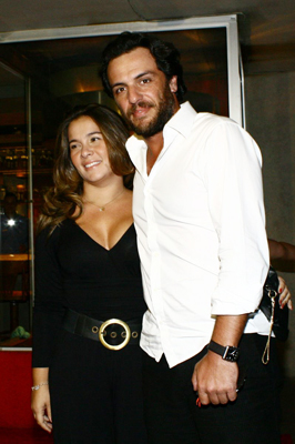 Rodrigo Lombardi e sua esposa