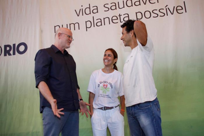 Marcos Palmeira e o médico Daniel Becker promovem o evento Um dia para sempre