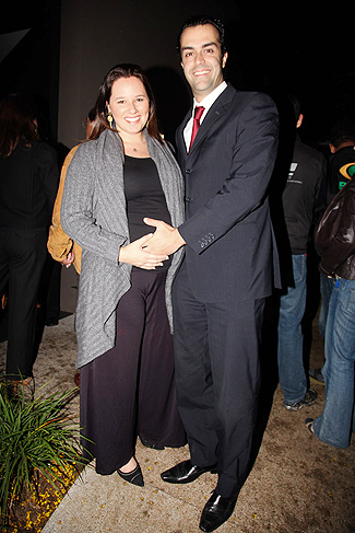 Mariana Belém e o marido, Cristiano Saab