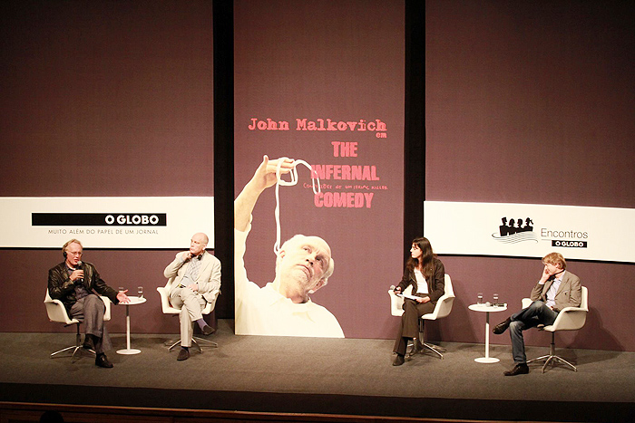 ohn Malkovich participou de um debate do jornal O Globo