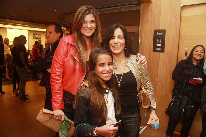 Cristiana Oliveira, Gloria Pires e Ana, filha caçula de Gloria