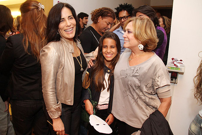 Gloria Pires, a filha, Ana, e Susana Vieira