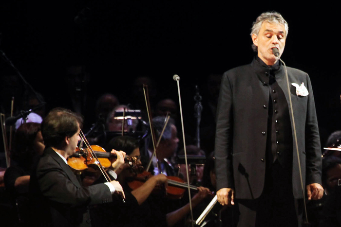  Andrea Bocelli se apresentou em Minas Gerais