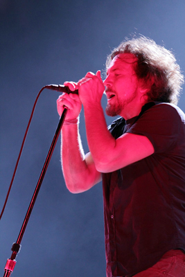 Eddie Vedder, vocalista do Pearl Jam