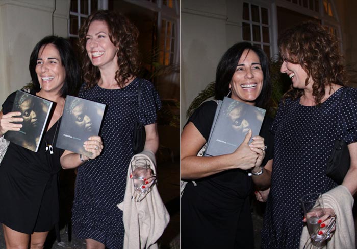 Glória Pires e Patrícia Pillar em noite de autógrafos de Nana Moraes