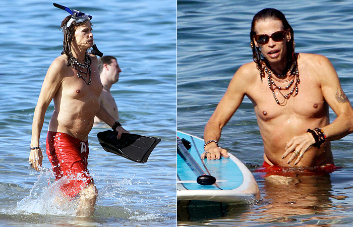 Steven Tyler mostra seus 