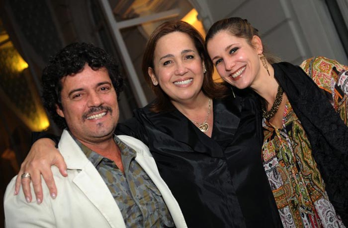 Felipe Camargo, Claudia Jimenez e Malu Guimarães