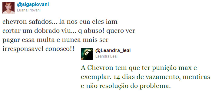 Luana Piovani e Leandra Leal comentam vazamento de óleo no Rio