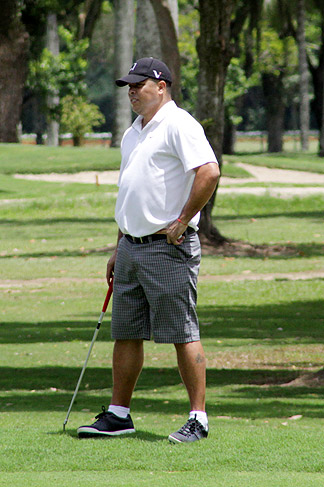 Ronaldo joga golfe no Rio de Janeiro