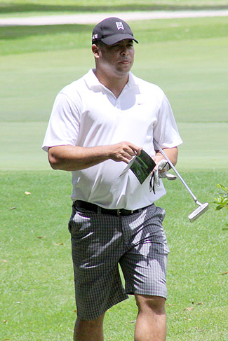 Ronaldo joga golfe no Rio de Janeiro