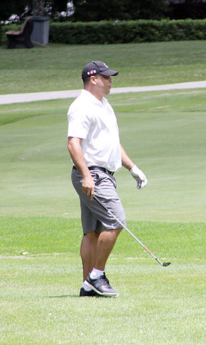 Ronaldo joga golfe no Rio de Janeiro