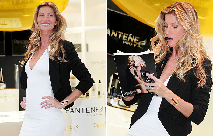 Gisele Bündchen: “Não gosto de ir ao cabeleireiro” - Manuela Scarpa/Aphotos