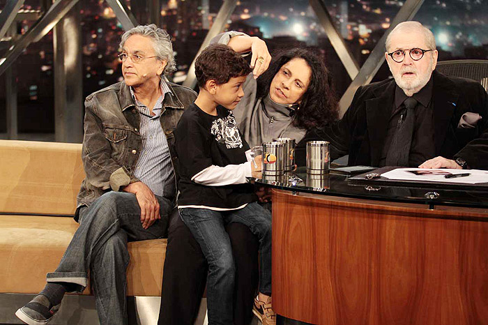 Caetano Veloso e Gal Costa gravaram o Programa do Jô