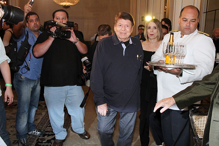 Lançamento  de O Livro do Boni no Copacabana Palace: O dono da festa