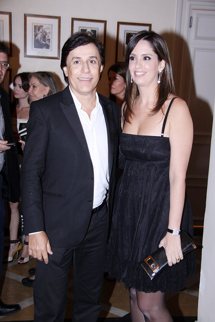 Tom Cavalcante e sua esposa, Patrícia