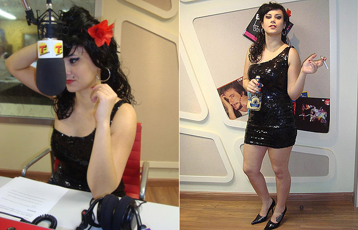 Angélica Morango se transforma em Amy Winehouse