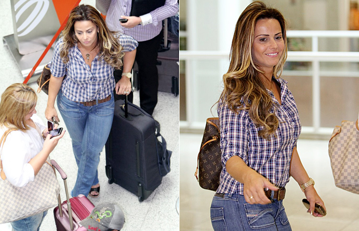  Viviane Araújo e Maria Gadú circulam pelo aeroporto Santos Dumont - Ag.News