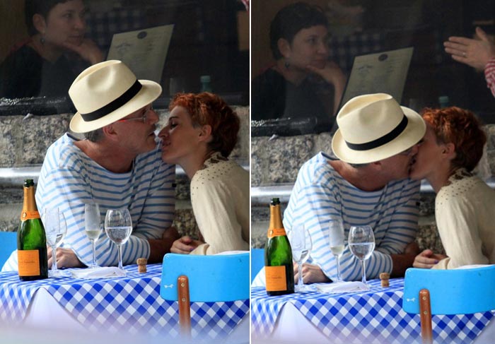 Pedro Bial foi visto aos beijos com a namorada num restaurante em Ipanema - O Fuxico
