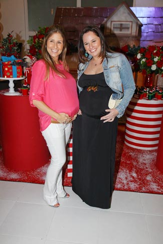 As futuras mamães Patrícia Maldonado e Mariana Belém