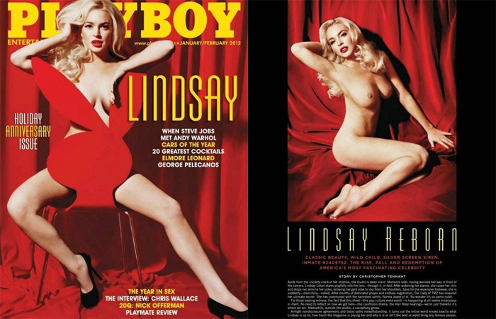 Playboy de Lindsay Lohan tem estoques esgotados em várias cidades americanas