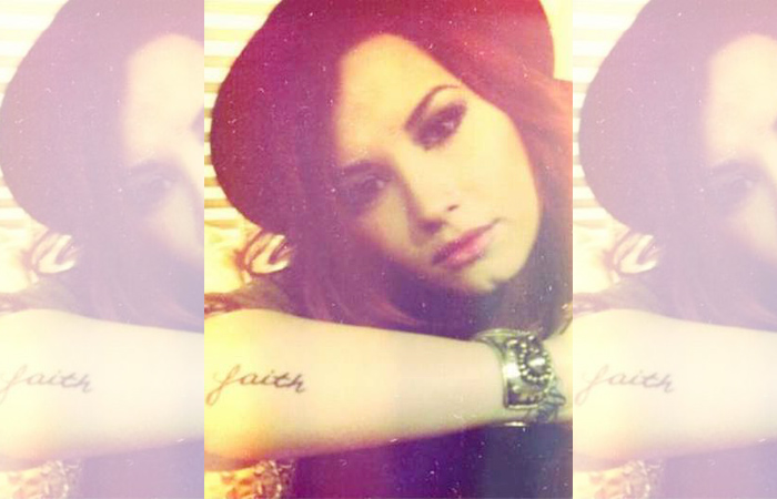 Demi Lovato estreia nova tatuagem - Reprodução
