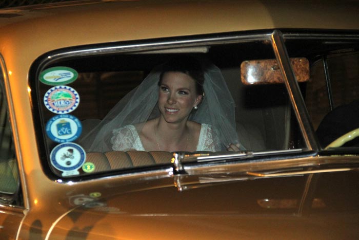 Casamento de Cacá Bueno com a modelo Talita Stoppazzolli