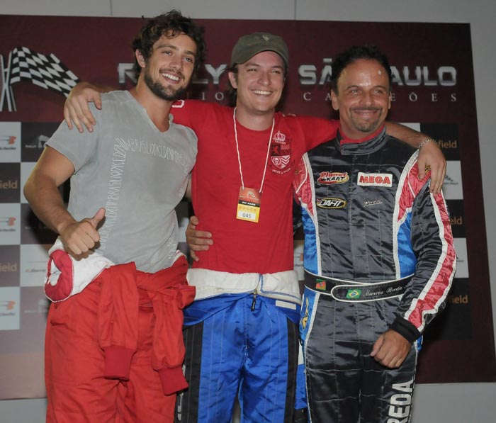 Rafael Cardoso, Paulo Nigro e Marcos Breda