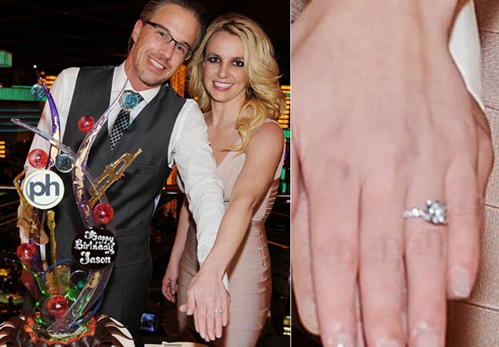 Anel de noivado de Britney Spears custa US$ 92 mil O Fuxico Foto: Getty Images