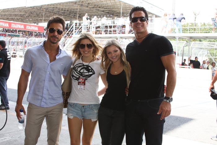 Júlio Rocha, Patrícia de Sabrit, Carol Bresolin e Carlos Machado