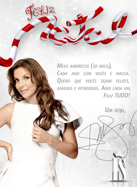 Ivete publica cartão de natal em seu site