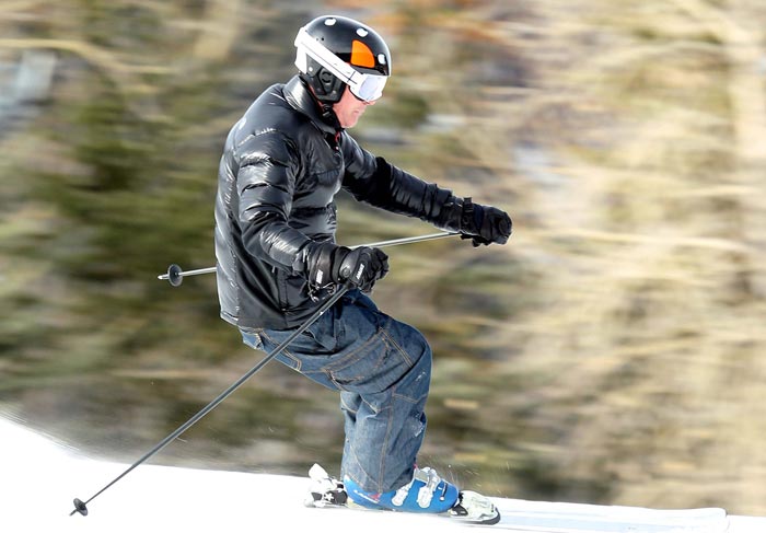 Antonio Banderas arrasa no esqui nas montanhas de Aspen O Fuxico
