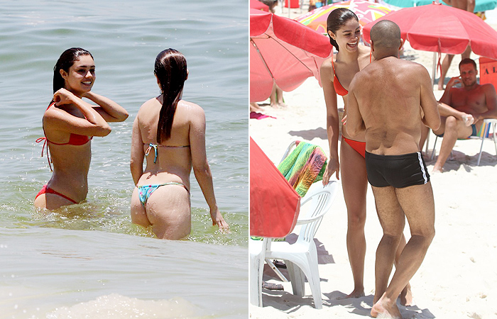 Todo mundo na praia! Sophie Charlotte, Monique Alfradique, Eri Johnson e Marco Pigossi - O Fuxico