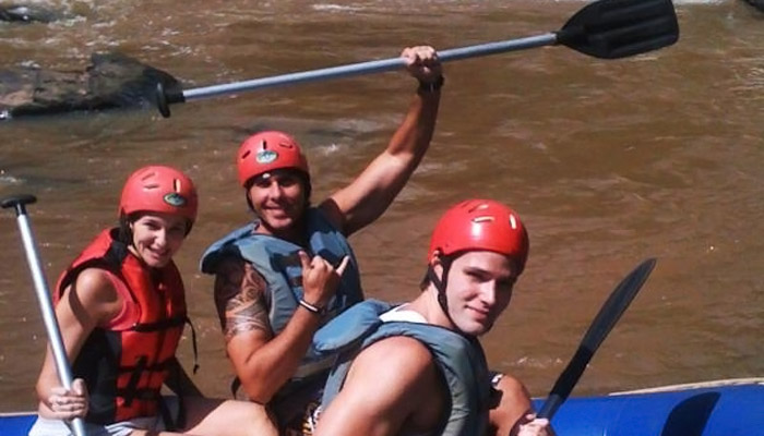  “To quebrado” diz Jonatas Faro depois do Rafting. OFuxico