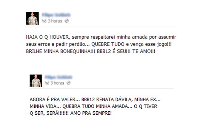 Renata Dávila terminou com o namorado antes de ir para o BBB12 - Reprodução