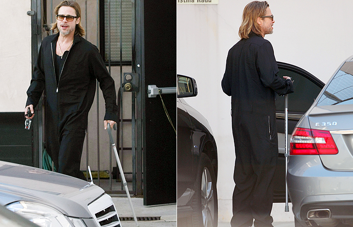 Brad Pitt circula de bengala por Beverly Hills