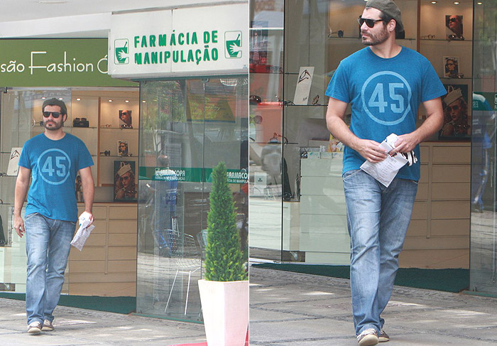 Thiago Lacerda é flagrado em farmácia de Manipulação / Ag.News