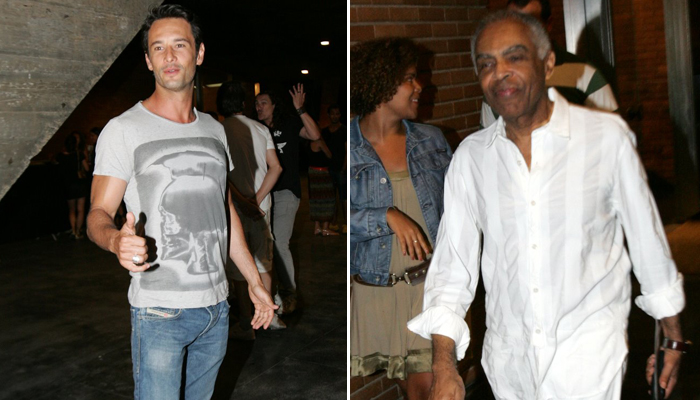 Rodrigo Santoro prestigia Gilberto Gil na festa Bailinho, no Rio  