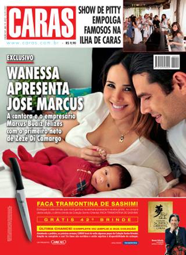 Wanessa mostra o filho José Marcus